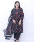 NZSC-716 Stitched 2 Piece Blue Bloom (Shirt+Dupatta) Co Ord Set Lawn